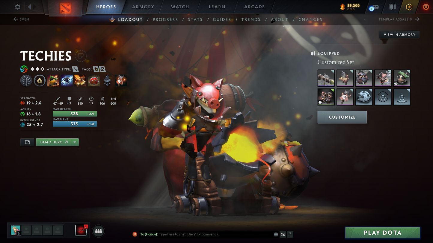 Legend II | MMR: 3151 | Behavior: 9555 | Techies Arcana | 2 Personas: Pudge & Anti Mage | Fast Queue | Stacked with Immortals & Sets | Rare Cursor Pack | Quartero's Curious Sets | Complete Access