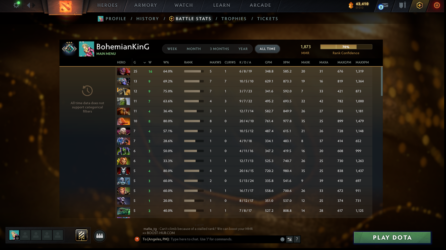 Crusader III | MMR: 1873 - Behavior: 7889 | Anti Mage Persona | 2016 Account | Fast Queue | Quartero's Curios Sets | Instant Delivery | Complete Access | Perfect for Smurfing