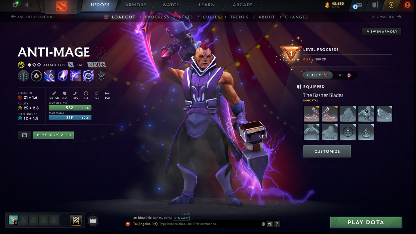 Crusader III | MMR: 1873 - Behavior: 7889 | Anti Mage Persona | 2016 Account | Fast Queue | Quartero's Curios Sets | Instant Delivery | Complete Access | Perfect for Smurfing