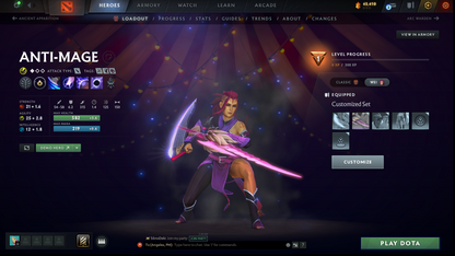 Crusader III | MMR: 1873 - Behavior: 7889 | Anti Mage Persona | 2016 Account | Fast Queue | Quartero's Curios Sets | Instant Delivery | Complete Access | Perfect for Smurfing