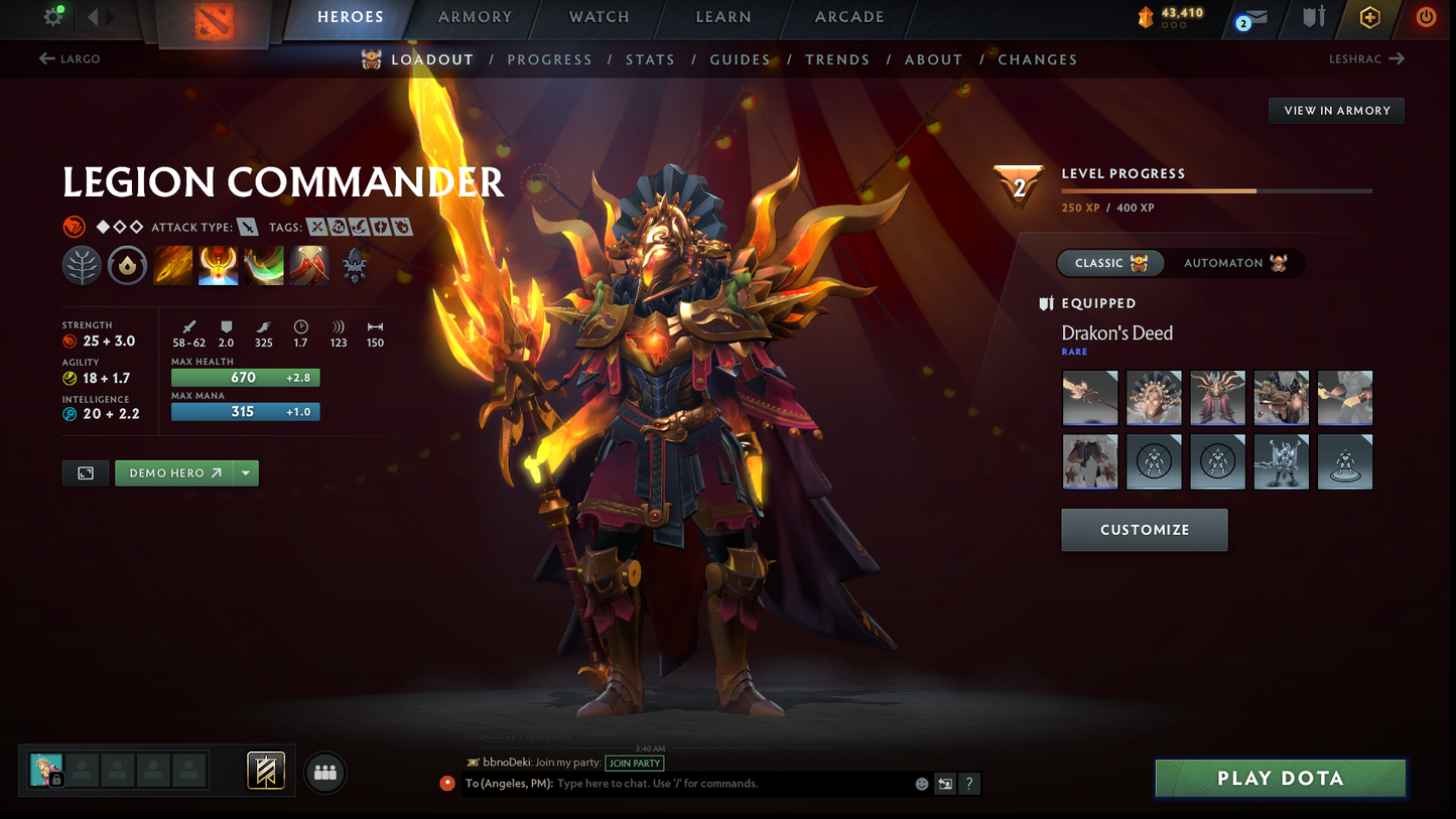 Crusader III | MMR: 1873 - Behavior: 7889 | Anti Mage Persona | 2016 Account | Fast Queue | Quartero's Curios Sets | Instant Delivery | Complete Access | Perfect for Smurfing