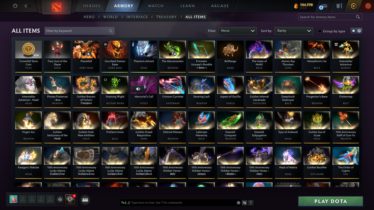 Nemestice Prestige | Earth Shaker. Spectre, Lina, Sf Arcana | Dark Artistry Invoker Kid | DK, AM, PA, CM Persona | Many Immortals | Crazy Stacked Account | Divine | Full Access | Many Items | Many Caches | Collector's Account | Prestige Account