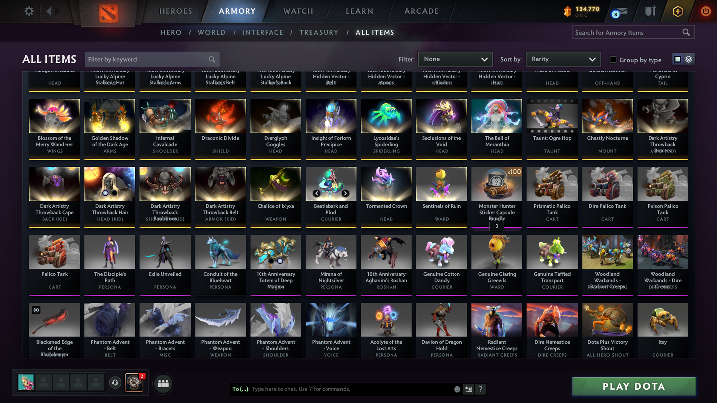 Nemestice Prestige | Earth Shaker. Spectre, Lina, Sf Arcana | Dark Artistry Invoker Kid | DK, AM, PA, CM Persona | Many Immortals | Crazy Stacked Account | Divine | Full Access | Many Items | Many Caches | Collector's Account | Prestige Account
