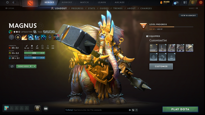 Guardian IV | MMR: 1258 | Mainpool | 984 Matches | Shadow Fiend Arcana | Anti Mage Persona | Stacked with Sets, Immortals & Items Inside | Behavior: 5656 (Playable) | Queue Time (1-5 Minutes)
