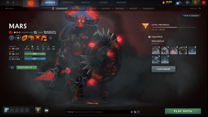 Guardian IV | MMR: 1258 | Mainpool | 984 Matches | Shadow Fiend Arcana | Anti Mage Persona | Stacked with Sets, Immortals & Items Inside | Behavior: 5656 (Playable) | Queue Time (1-5 Minutes)