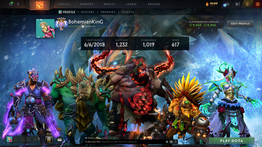Ancient V | MMR: 4550 | Behavior: 9965 | Pudge Arcana | 1470+ Hours | Mainpool | Fast Queue | Many Immortals Inside | Market & Add Friends Unlocked | 2018 Account | Full Access