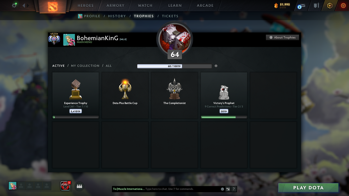 Ancient V | MMR: 4349 | Behavior: 11670 | Stacked Account | 3 Arcanas: Terrorblade, Lina & Rubick | AM Persona | Quartero's Curious Sets | Tons of Expensive Immortals, Cache & Items | Mainpool | Super-Fast Queue