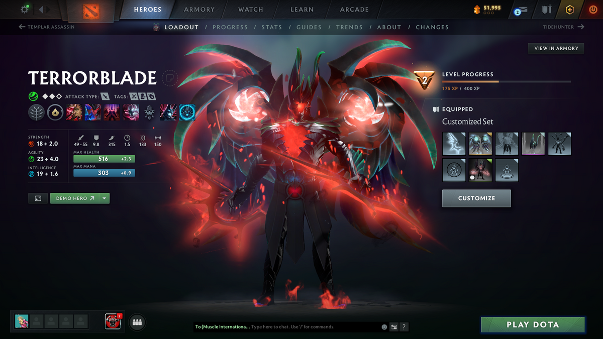 Ancient V | MMR: 4349 | Behavior: 11670 | Stacked Account | 3 Arcanas: Terrorblade, Lina & Rubick | AM Persona | Quartero's Curious Sets | Tons of Expensive Immortals, Cache & Items | Mainpool | Super-Fast Queue
