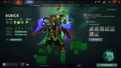 Ancient V | MMR: 4349 | Behavior: 11670 | Stacked Account | 3 Arcanas: Terrorblade, Lina & Rubick | AM Persona | Quartero's Curious Sets | Tons of Expensive Immortals, Cache & Items | Mainpool | Super-Fast Queue