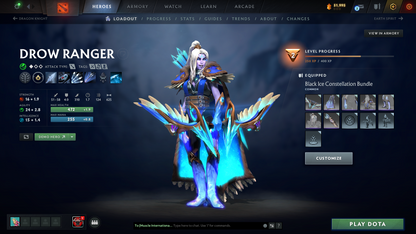 Ancient V | MMR: 4349 | Behavior: 11670 | Stacked Account | 3 Arcanas: Terrorblade, Lina & Rubick | AM Persona | Quartero's Curious Sets | Tons of Expensive Immortals, Cache & Items | Mainpool | Super-Fast Queue