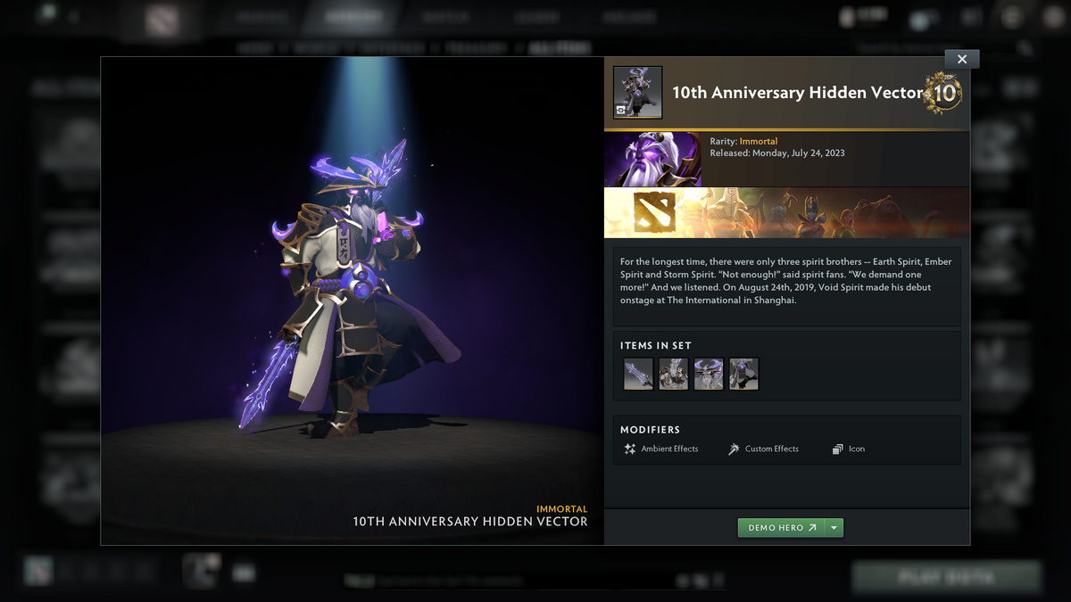 Guardian II | MMR: 904 | Behavior: 10501 | Stacked Account | 3 Arcanas: Pudge, Zeus & Shadow Fiend | 3 Personas: Invoker, AM & CM | x74 MMR DD Tokens | 10th Anniversary & Quartero Curious Sets | Tons of Expensive Immortals, Cache & Items | Mainpool