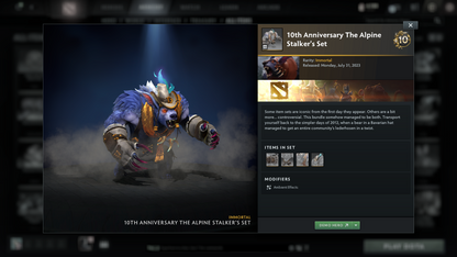 Guardian II | MMR: 904 | Behavior: 10501 | Stacked Account | 3 Arcanas: Pudge, Zeus & Shadow Fiend | 3 Personas: Invoker, AM & CM | x74 MMR DD Tokens | 10th Anniversary & Quartero Curious Sets | Tons of Expensive Immortals, Cache & Items | Mainpool