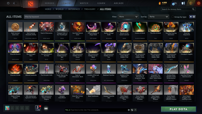Guardian II | MMR: 904 | Behavior: 10501 | Stacked Account | 3 Arcanas: Pudge, Zeus & Shadow Fiend | 3 Personas: Invoker, AM & CM | x74 MMR DD Tokens | 10th Anniversary & Quartero Curious Sets | Tons of Expensive Immortals, Cache & Items | Mainpool