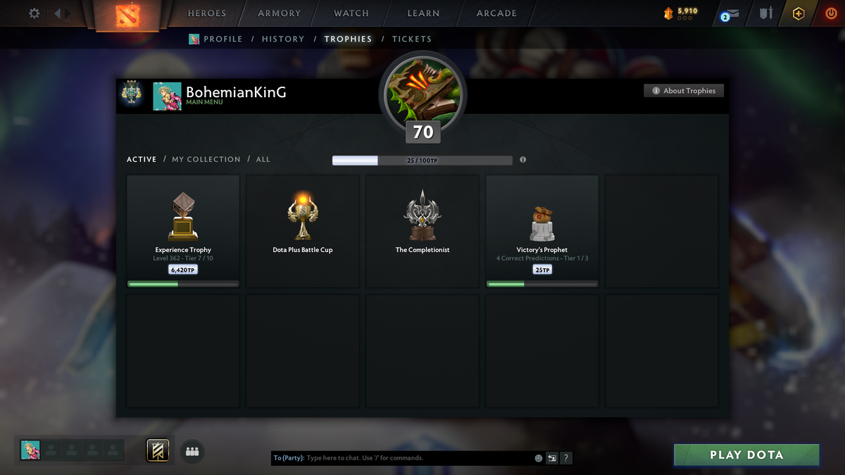 Archon III | MMR: 2648 - Behavior: 8079 | Shadow Fiend Arcana | 4150+ Matches | Mainpool | Mirana Persona | 10th Anniversary Sets | Stacked with Items and Immortals | 2019 Account | Fast Queue