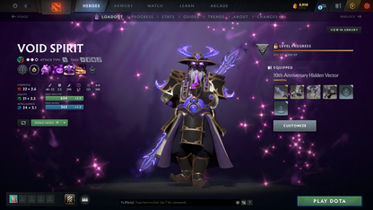 Archon III | MMR: 2648 - Behavior: 8079 | Shadow Fiend Arcana | 4150+ Matches | Mainpool | Mirana Persona | 10th Anniversary Sets | Stacked with Items and Immortals | 2019 Account | Fast Queue
