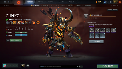Archon III | MMR: 2648 - Behavior: 8079 | Shadow Fiend Arcana | 4150+ Matches | Mainpool | Mirana Persona | 10th Anniversary Sets | Stacked with Items and Immortals | 2019 Account | Fast Queue