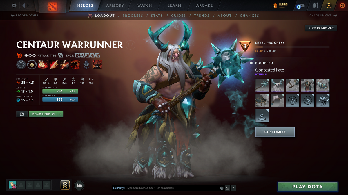 Archon III | MMR: 2648 - Behavior: 8079 | Shadow Fiend Arcana | 4150+ Matches | Mainpool | Mirana Persona | 10th Anniversary Sets | Stacked with Items and Immortals | 2019 Account | Fast Queue