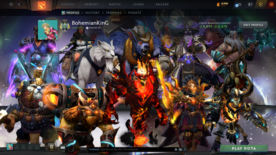 Archon III | MMR: 2648 - Behavior: 8079 | Shadow Fiend Arcana | 4150+ Matches | Mainpool | Mirana Persona | 10th Anniversary Sets | Stacked with Items and Immortals | 2019 Account | Fast Queue