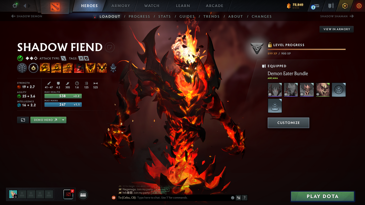 Divine III | MMR: 5024 - Behavior: 7174 | 2 Arcanas: Shadow Fiend & Juggernaut | Super-Fast Queue | 2100+ Matches | Mainpool | Many Immortals & Sets | 2019 Account | Complete Access