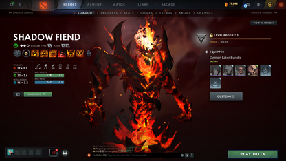 Divine III | MMR: 5024 - Behavior: 7174 | 2 Arcanas: Shadow Fiend & Juggernaut | Super-Fast Queue | 2100+ Matches | Mainpool | Many Immortals & Sets | 2019 Account | Complete Access
