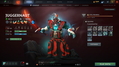 Divine III | MMR: 5024 - Behavior: 7174 | 2 Arcanas: Shadow Fiend & Juggernaut | Super-Fast Queue | 2100+ Matches | Mainpool | Many Immortals & Sets | 2019 Account | Complete Access