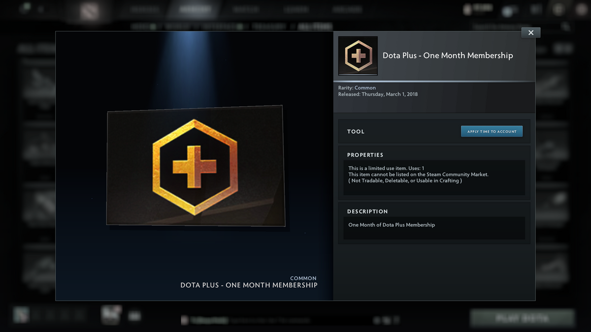 Crusader III | MMR: 1839 - Behavior Score: 9198 | Mainpool | 630+ Matches | Free One-Month Dota Plus Membership | Decent Sets Inside | 2015 Account | Fast Queue | Full Access
