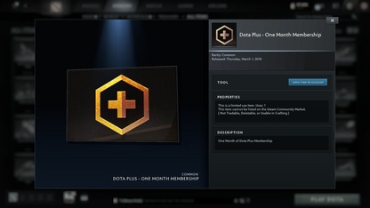 Crusader III | MMR: 1839 - Behavior Score: 9198 | Mainpool | 630+ Matches | Free One-Month Dota Plus Membership | Decent Sets Inside | 2015 Account | Fast Queue | Full Access