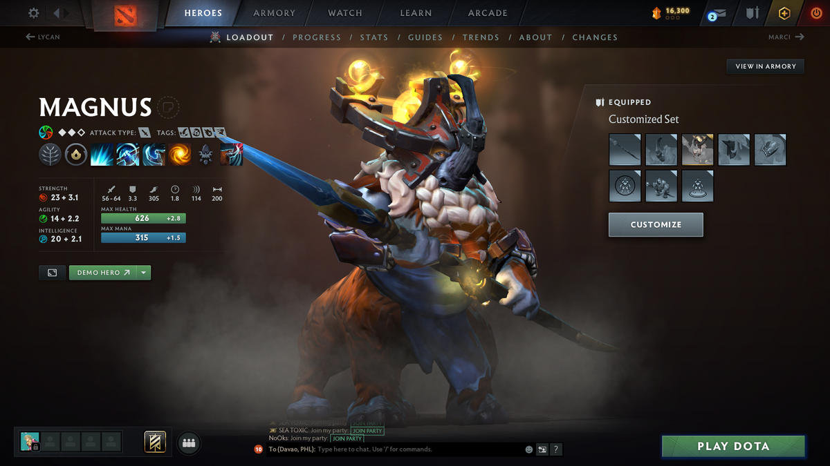 Herald V | MMR: 543 - Behavior Score: 6860 | 800+ Hours Played | Mirana Persona | 10th Anniversary Sets | Many Expensive Immortals | One-Month Dota Plus Membership Included | Mainpool | Fast Queue | 2014 Account