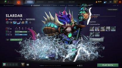 Archon IV | MMR: 2789 - Behavior: 12000 | Mainpool | 2 Personas: Pudge & Anti Mage | Stacked with Sets and Immortals | Quartero's Curios Items | 1000+ Matches Played | Complete Access | Trophy Level: 140+
