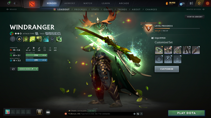 Archon III | MMR: 2764 | Behavior: 8826 | Shadow Fiend Arcana | 1700+ Hours | Overgrown Empire Terrain | Many Items Inside | Quartero's Curious Sets | Mainpool | 2017 Account | Fast Queue