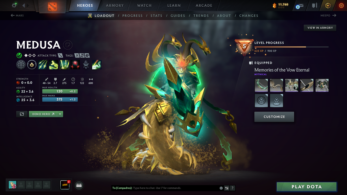 Immortal | MMR: 6048 | Behavior: 12000 | 4700+ Matches | Shadow Fiend Arcana | 4 Personas: CM, PA, AM & Mirana | Exclusive Cache Sets | Fully Stacked with Immortals & Items | 10th Anniversary | Mainpool | 2014 Account | High Trophy Level