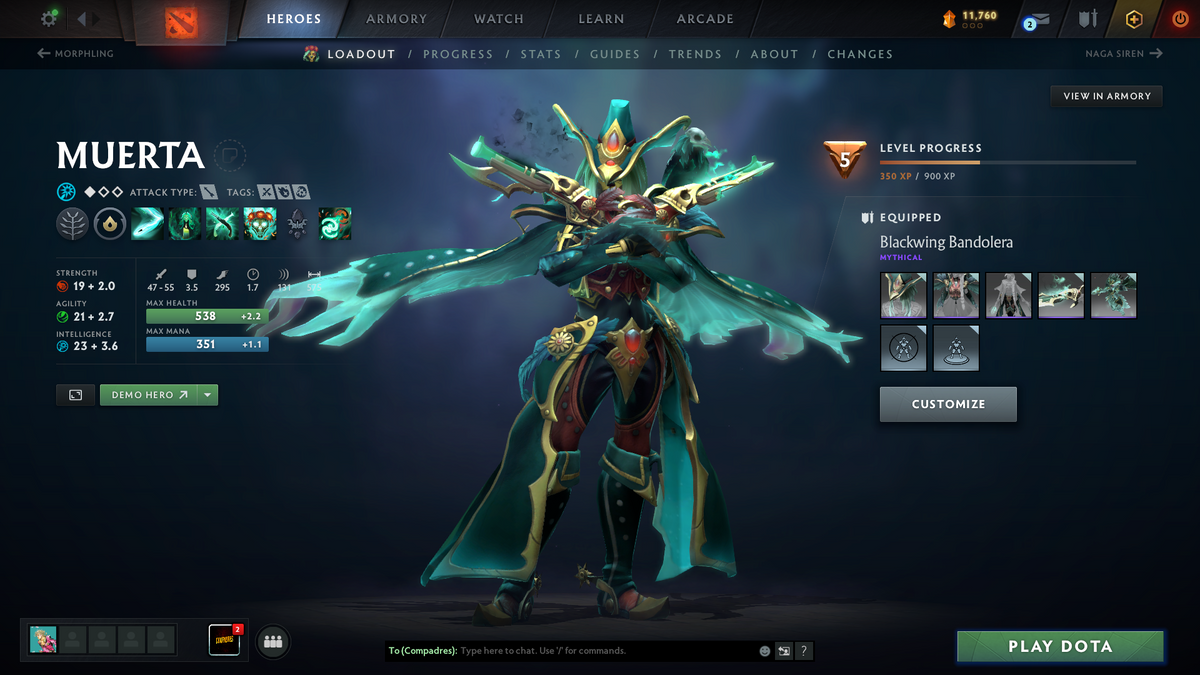 Immortal | MMR: 6048 | Behavior: 12000 | 4700+ Matches | Shadow Fiend Arcana | 4 Personas: CM, PA, AM & Mirana | Exclusive Cache Sets | Fully Stacked with Immortals & Items | 10th Anniversary | Mainpool | 2014 Account | High Trophy Level