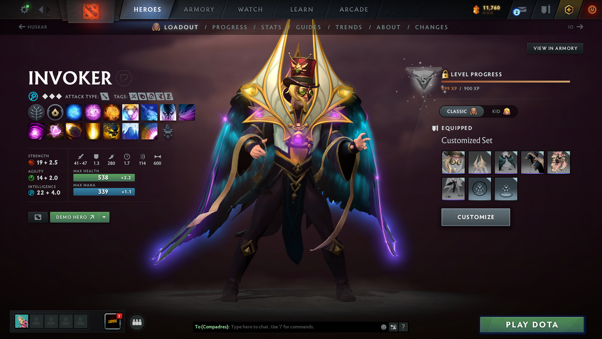 Immortal | MMR: 6048 | Behavior: 12000 | 4700+ Matches | Shadow Fiend Arcana | 4 Personas: CM, PA, AM & Mirana | Exclusive Cache Sets | Fully Stacked with Immortals & Items | 10th Anniversary | Mainpool | 2014 Account | High Trophy Level