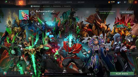 Guardian IV | MMR: 1190 | Behavior: 8485 | Fully Stacked Account | Jugg Arcana | 2400+ Matches | 2 Exclusive Terrains | Cavern Crawl Sets | Super Rare Cache Sets & Items | One-Month Free Dota Plus | Battlepass History | Mainpool | 2015 Account