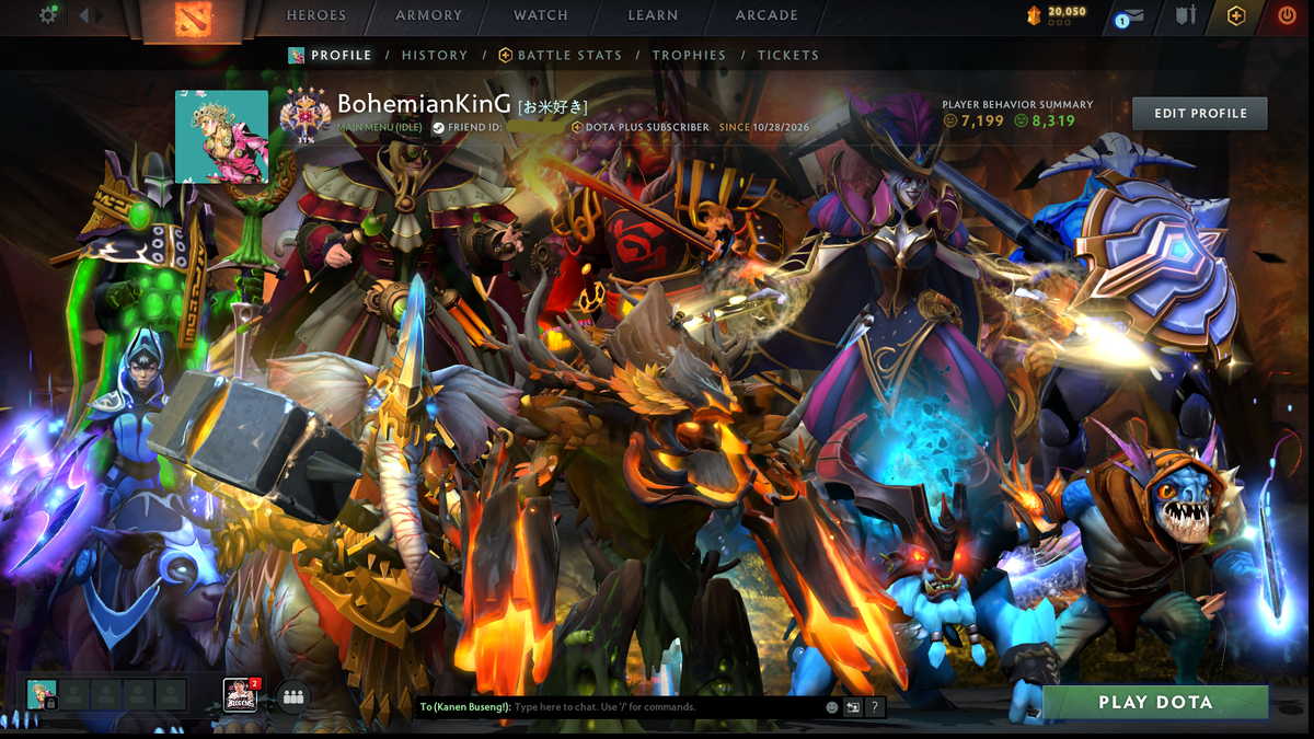Legend IV | MMR: 3590 | Behavior: 8319 | Super-Fast Queue | Many Immortals Inside | 3-Months Free Dota Plus Included | Recent Event Sets | Calibrated | Full Access | Perfect for Smurfing