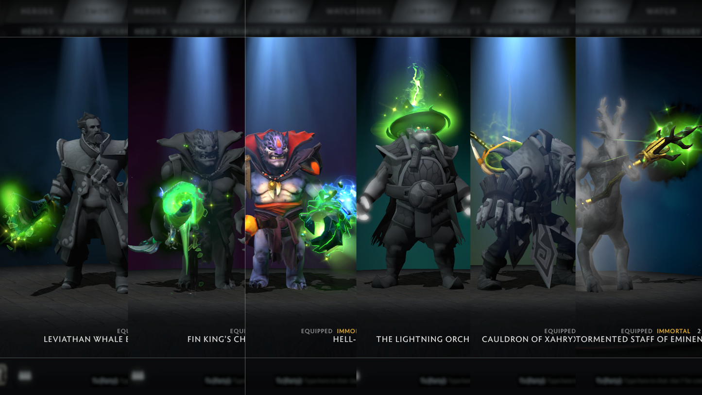 Archon I | MMR: 2322 - Behavior: 9550 | Battlepass: TI7, TI8, TI9 | Arcanas: Earthshaker, IO, Shadow Fiend | TI8 Green Immortals including Rare Lion's Hand | 3 Exclusive Terrains | Tons of Collector's Cache and Items